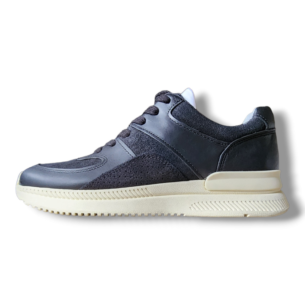Everlane The Trainer Black Leather Sneakers Women's Size 6